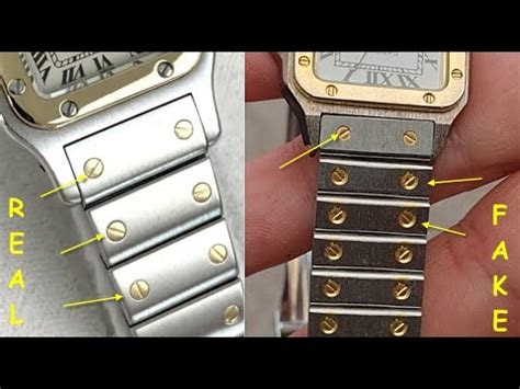 fake cartier watch vs real bust down|fake cartier watches for men.